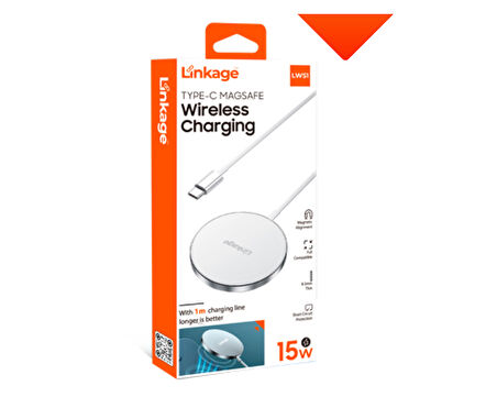 Type-C 15W MAGNETIC Magsafe Kablosuz Şarj Aparatı L-WS1