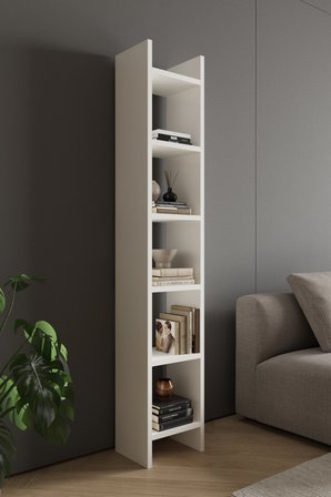 CLASSY 106URAZ 5 RAFLI KİTAPLIK BEYAZ