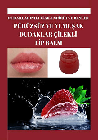 Çilekli Lip Balm 10ml