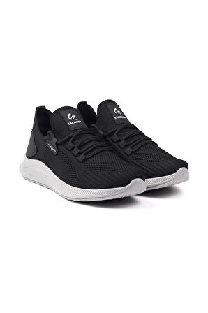 Erkek Siyah Beyaz Buz Sneaker Spor Ayakkabı Rahat Hafif Günlük