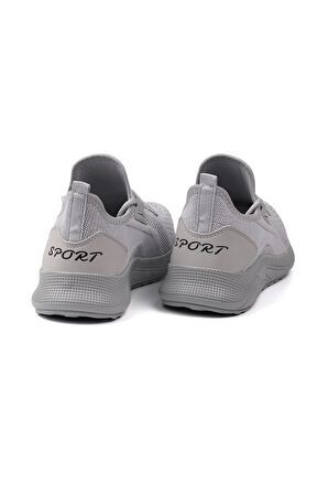 Erkek Buz Siyah Sneaker Spor Ayakkabı Rahat Hafif Günlük