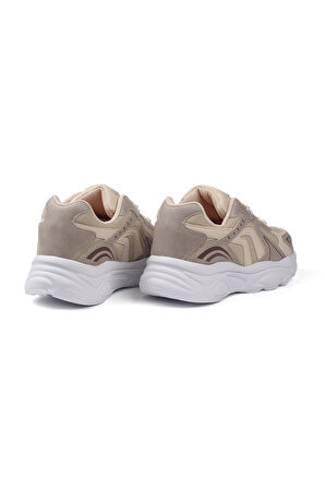 Erkek Bej Günlük Spor Ayakkabı Rahat Yürüyüş Koşu Sneaker Hafif Tabanlı