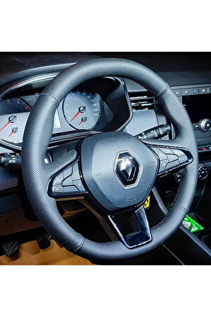 Renault Clio 5 Araca Özel Direksiyon Kılıfı Spor Model