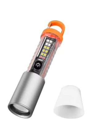 Ps-8915 10w Zoomlu Led Powerbank Özellikli Şarjlı Kamp El Feneri