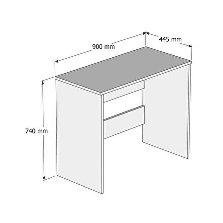 Çalışma Masası Çam - CLM0102
