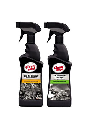 Cleanmod Leke, Yağ, Kir Sökücü ve Çok Amaçlı Genel Temizleyici 2 Li Set 500 ml