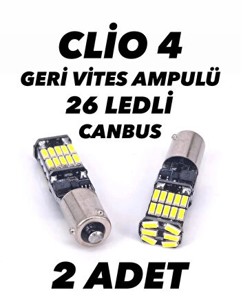 Clio 4 Uyumlu Geri Vites Ampulü H21w Led Ampul Bay9s Led