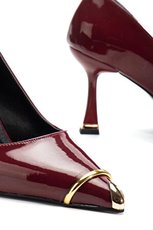 Suins Clove Model Kadın Topuklu Burnu Metal Detaylı Stiletto Ayakkabı