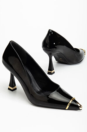 Suins Clove Model Kadın Topuklu Burnu Metal Detaylı Stiletto Ayakkabı