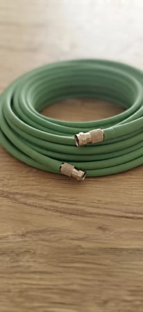  35 Metre Anten TV Çanak Uydu LNB Kablosu, F Konnektörlü, 1-50 Metre, Yeşil
