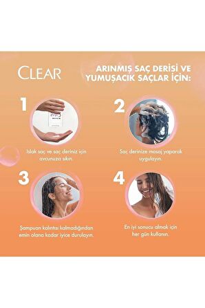 Clear Women Kepeğe Karşı Etkili Şampuan Kil Terapi