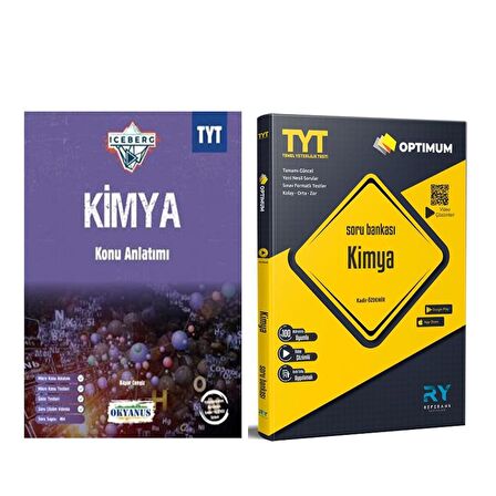 Okyanus TYT Iceberg Kimya Konu ve Referans TYT Kimya Soru Bankası Seti 2 Kitap