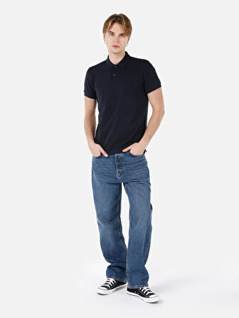 Lacivert Erkek Polo K.kol