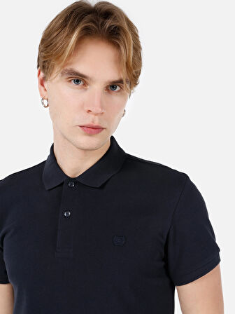 Lacivert Erkek Polo K.kol