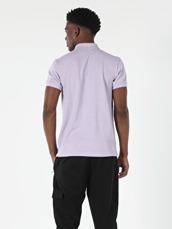 Classic Fitt Mor Erkek Polo Yaka Tişört