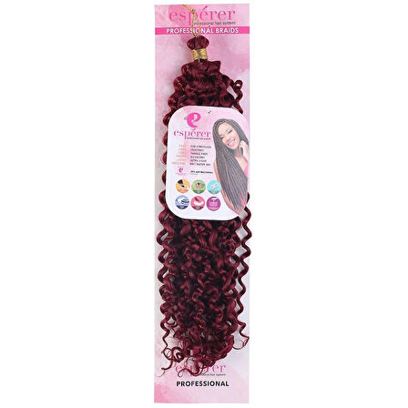Afro Dalgalı Saç / Kızıl /  (CLZ175)