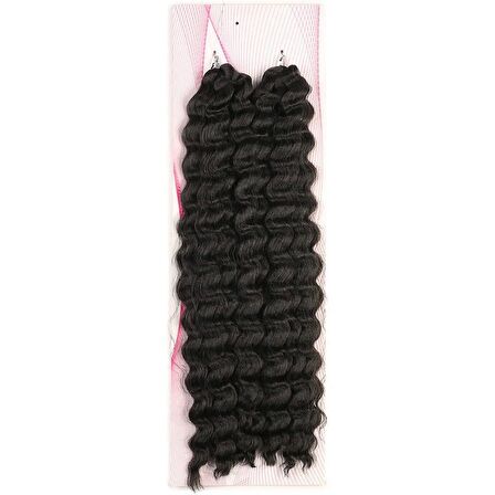 Nice Bulk Afro Su Dalgalı Görünümlü  Saç / Koyu Kestane /  (CLZ175)