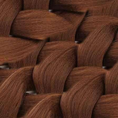 Afro Örgüsü Ve Rasta İçin Sentetik Saç / Kumral /  (CLZ175)