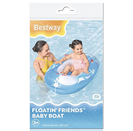 Çocuk Botu Balina Desenli 102x69cm