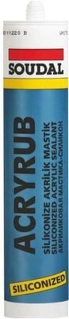 Soudal Acryrub ize Mastik 310 ml Antrasit