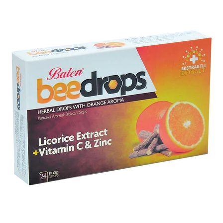 Portakal Aromalı sel Drops 24Adet