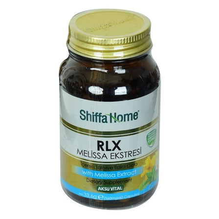 Shiffa Home RLX Melissa Ekstresi Diyet Takviyesi 560 Mg x 60