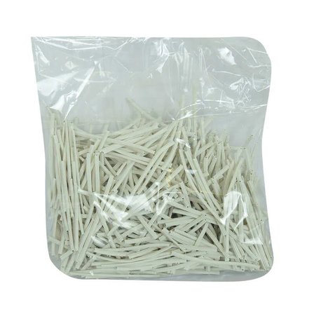 Bağlama Teli Tel Klips Pvc Kaplamalı Beyaz 500 Gr Takribi 500  1 Paket