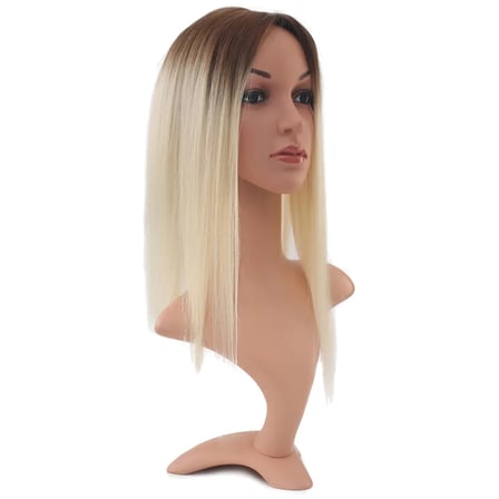Kahverengi / Beyaz Platin Ombreli Baby Taban Tepelik / 10x12cm
