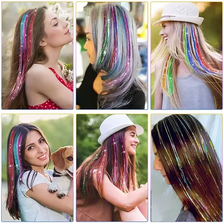 Klipsli Hair Tinsel  Simi / HTK01