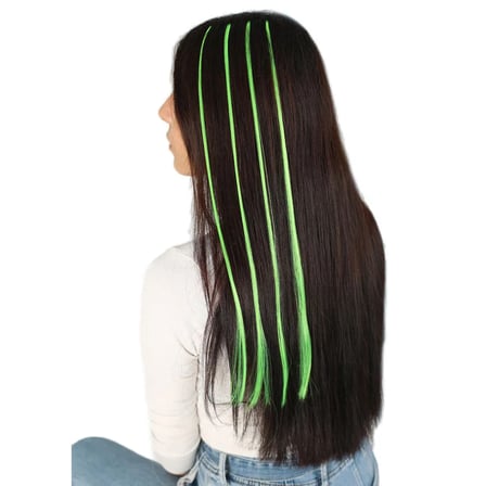 Fiber Sen Boncuk Kaynaklık Renkli  / Neon Yeşil / 100 Adet