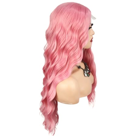 Pembe Daalı Tül Peruk