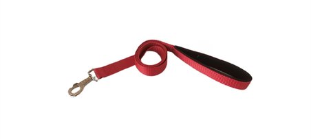 Köpek Gezdirme Kayışı 1,5 cm x 115 cm Kırmızı