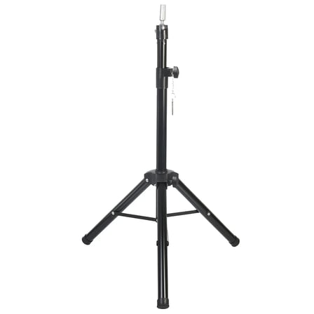 Kuaför Eğitim Mankeni İçin Metal Tripod / Siyah + Taşıma Çantası