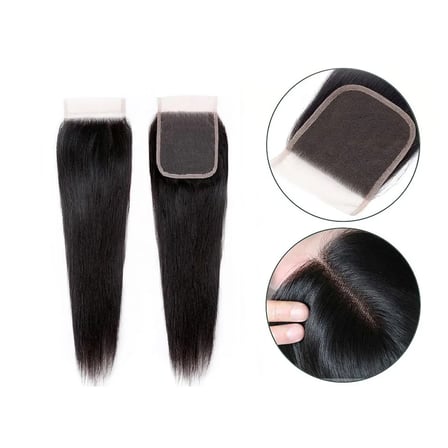 Peruk Tepesi Doğal Renk (Closure) 8inch