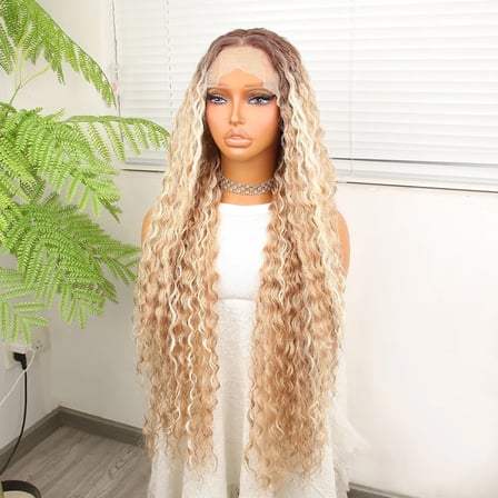 Afro Daa Rus Kumralı Balköpüğü Ombreli Platin Işıltılı Fiber Sen Tül Peruk