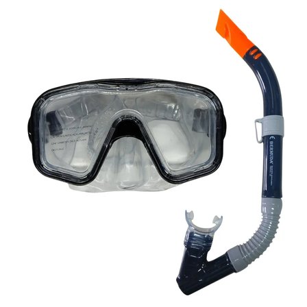 Maske Şnorkel Safari Dalış Seti Tepered Cam - 2186A/113CSB  - 1 ADET