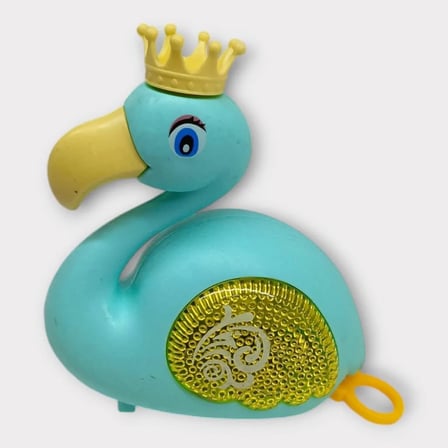 Kurmalı Işıklı Sevimli Flamingo - Yeşil - 1 ADET