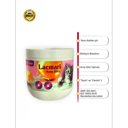 Animari Lacmari cat 200 gr Yru Kediler Için Süt Tozu