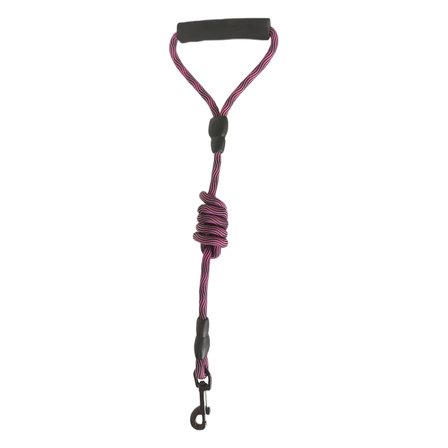 Köpek Göğüs Tasma Seti Daa Desenli 2 cm*40-58 cm Mor-Pembe