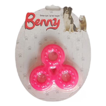 Benny Köpek Oyuncağı Üçlü H 9 x 9 cm Pembe