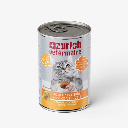 Veterinaire Pate Tuklu Yetişkin Kedi Konservesi 415 gr