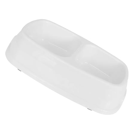 İkili Plastik  Ve Su Kabı 500 + 500 Ml Beyaz