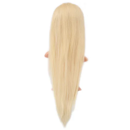 Gerçek Front Lace Düz Platin Tül Peruk / 70/75cm