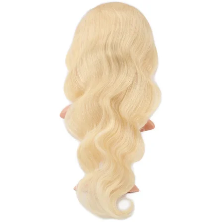 Gerçek Front Lace Daalı Platin Tül Peruk / 70/75cm