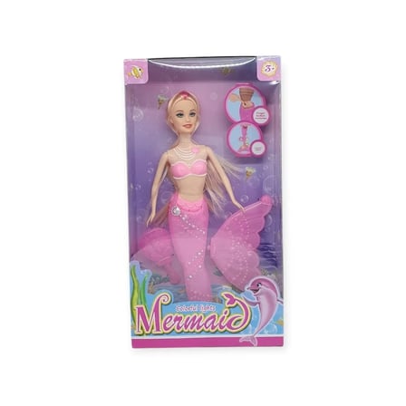 Deniz Kızı Işıklı Bebek - 2348/1-3 - Pembe - 1 ADET