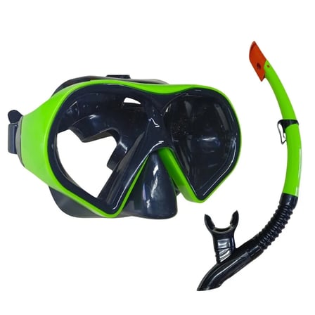 Dalış Maskesi ve Snorkel Yetişkin - 51713-YEŞİL - 1 ADET