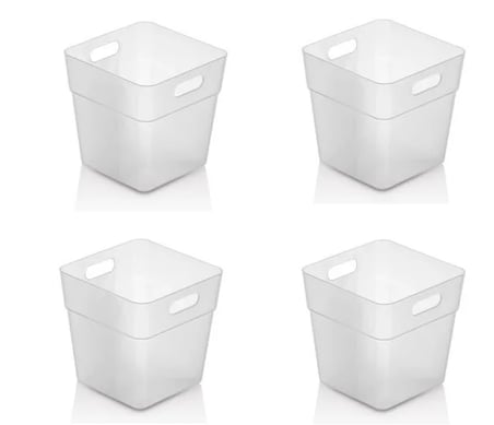 6 lı Buzdolabı İçi Mini Düzenleyici Kutu Organizer - Buzdolabı Kapak Düzenleyici