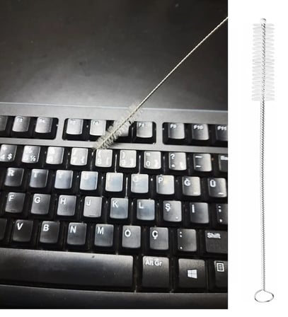 3 Lü Pratik Fırça  Esnek Bükülebilir Klye Mouse Arası Temizlik Fırçası