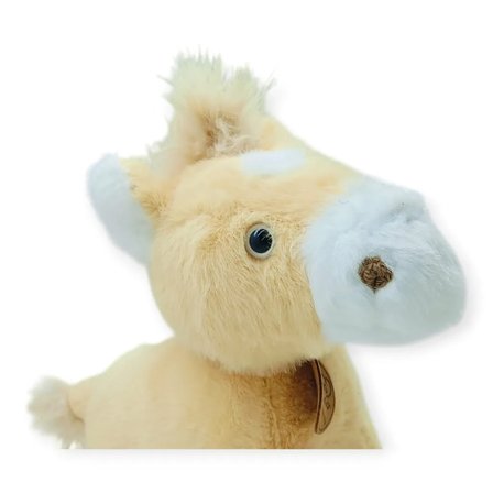 Peluş Hayvanlar Sesli 30 cm At - Açık Kahverengi - 1 ADET