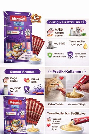 Somonlu Keçi Sütlü Yru Kedi a Ödülü 6x12g